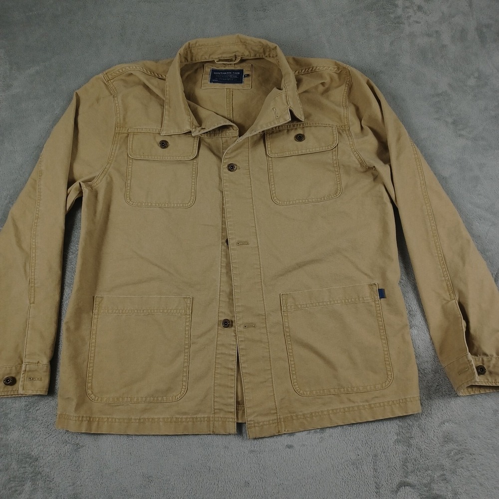 Southern Tide Tan Utility Jacket